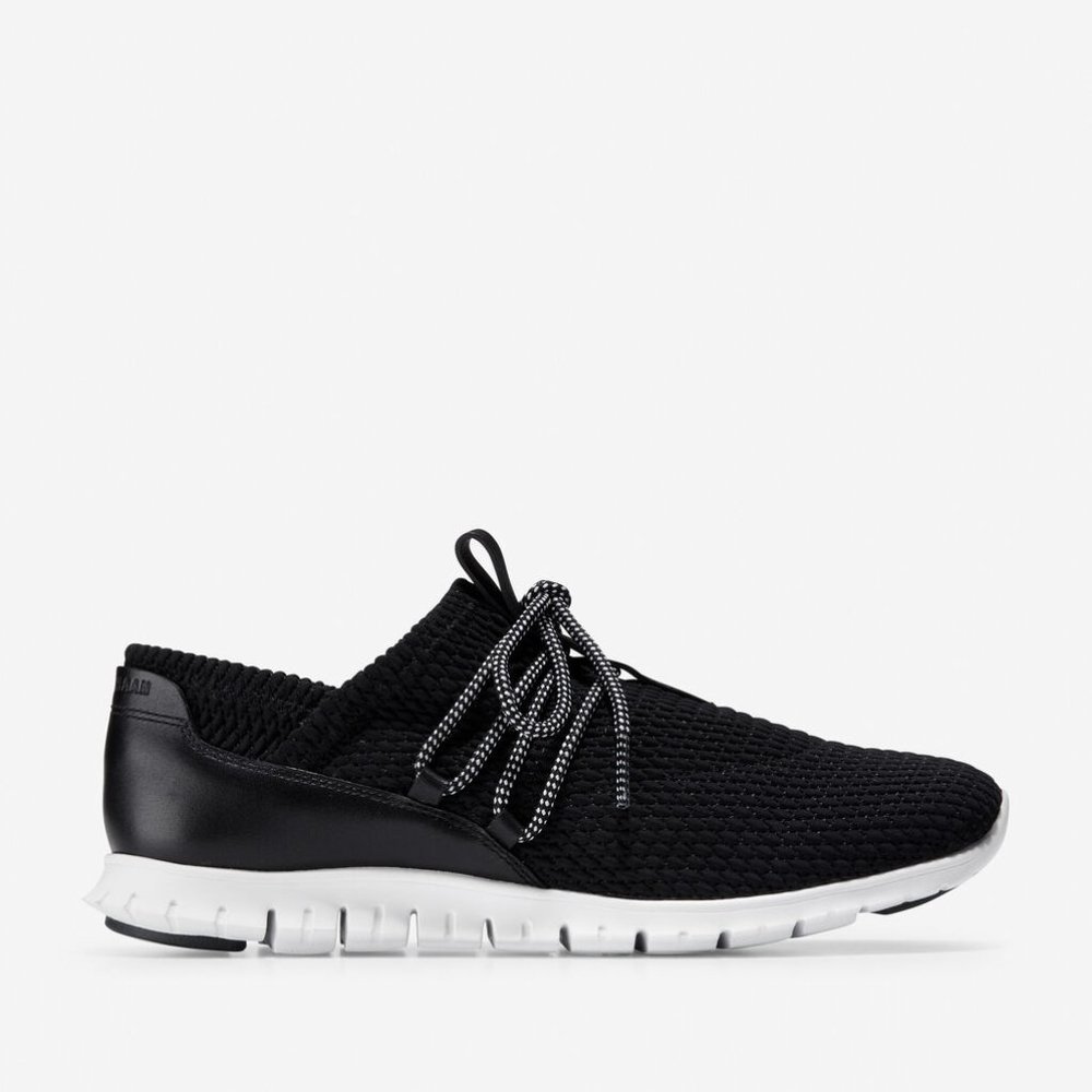 Cole Haan Black Zerogrand Quilted Sneakers size 5